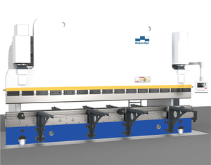 Prensa plegadora de alta resistencia con sistema CNC CYBELEC CT15 de 400 toneladas y 7 ejes