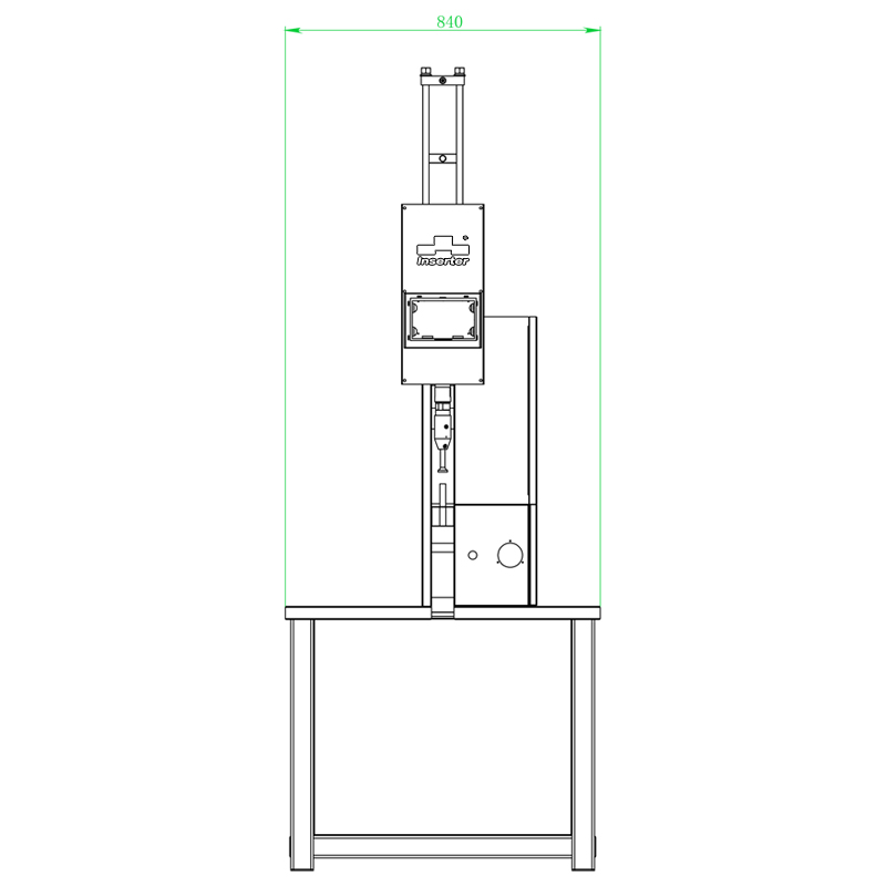 820A Máquina de inserción de sujetadores neumáticos Max Force 80KN sin fugas de aceite