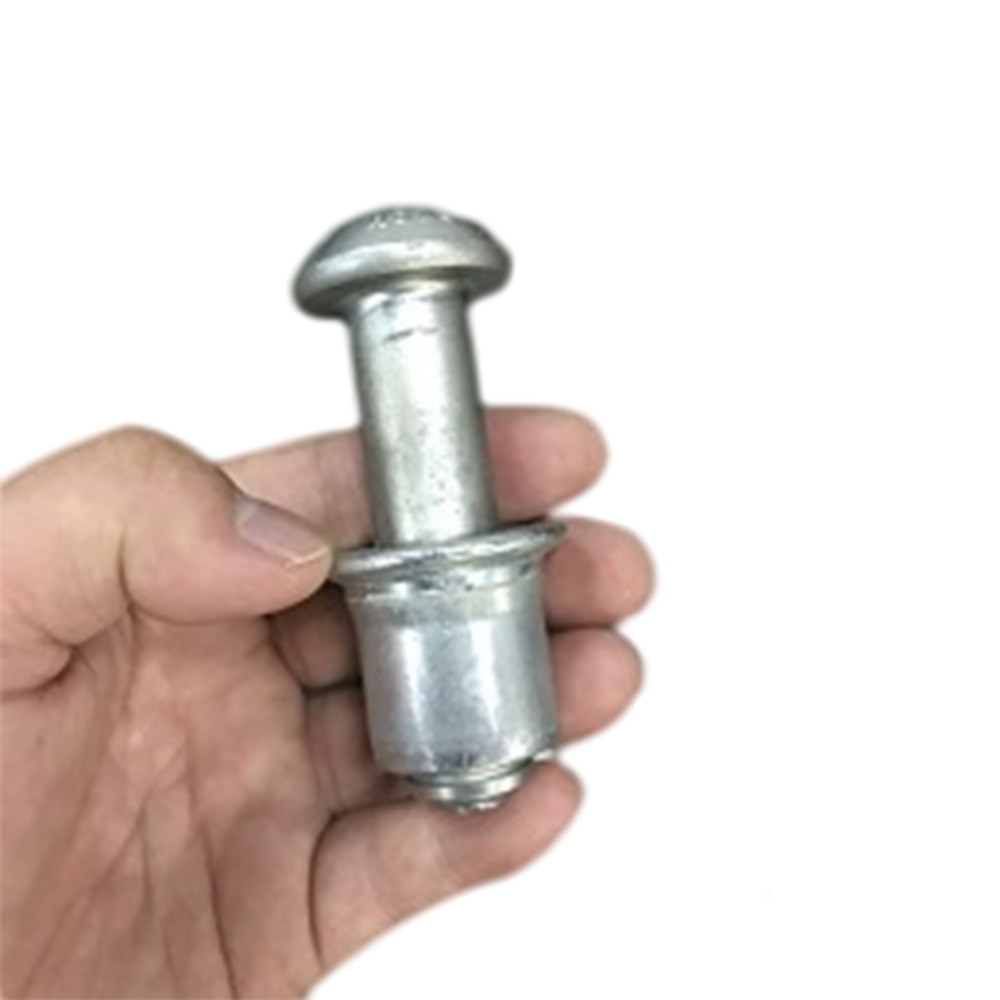 Remache ciego de aluminio y acero inoxidable ranurado