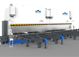 Prensa plegadora hidráulica CNC híbrida aceite-eléctrica grande